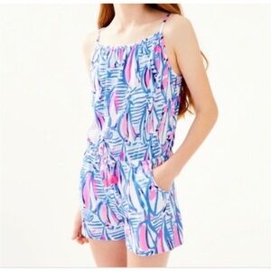 Lilly Pulitzer Aleen romper size 8/10 kids GUC